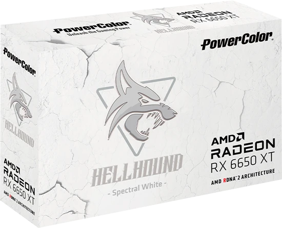 PowerColor Hellhound Radeon RX 6650 XT Spectral White, 8GB GDDR6, HDMI, 3x DP