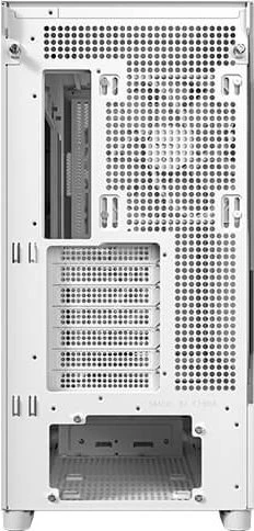 Antec Flux, weiß/braun, Glasfenster