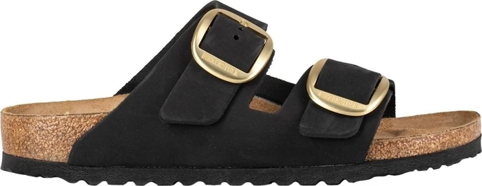 Birkenstock Arizona Big Buckle Nubukleder schwarz (Damen)