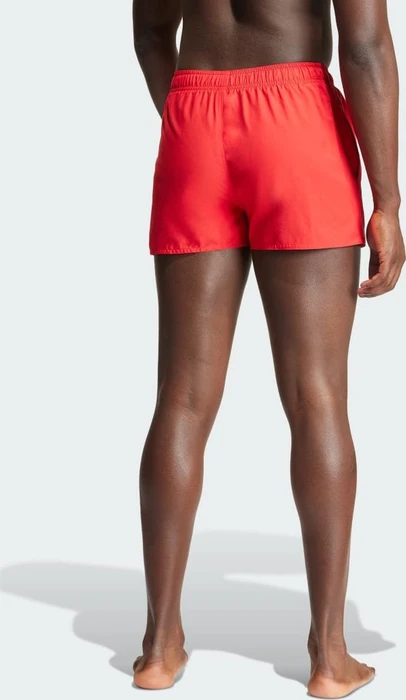 adidas Essentials Logo CLX Badeshorts better scarlet/white (Herren)