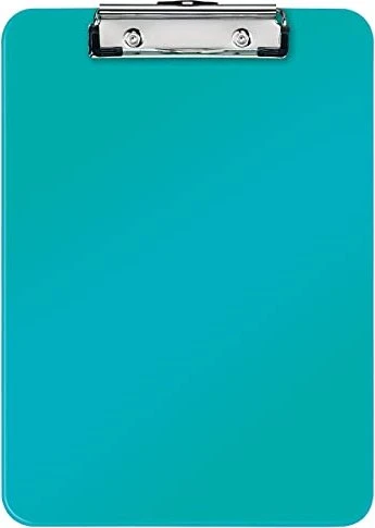 Leitz WOW Klemmbrett, A4, eisblau