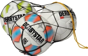 Derbystar 5 Bälle Ballnetz schwarz