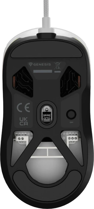 Genesis Krypton 660 Ultra-Lightweight Gaming Mouse weiß, USB