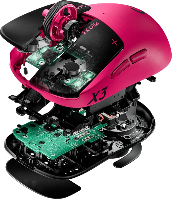 Logitech G Pro X3 Superstrike Lightspeed, Magenta Eclipse, USB