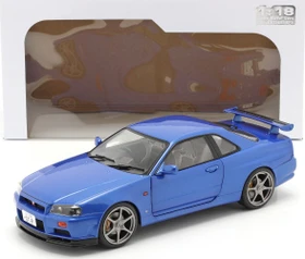 Schuco Solido Nissan R34 GTR blau