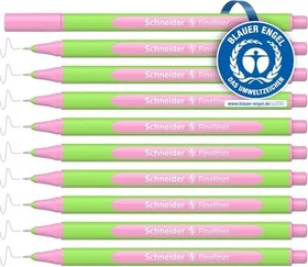 Schneider Line-Up Tintenroller (Mine) pastellpink/grün, 10er-Pack