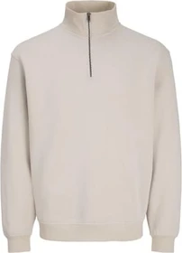 Jack & Jones Bradley Half Zip Sweatshirt moonbeam (Herren)