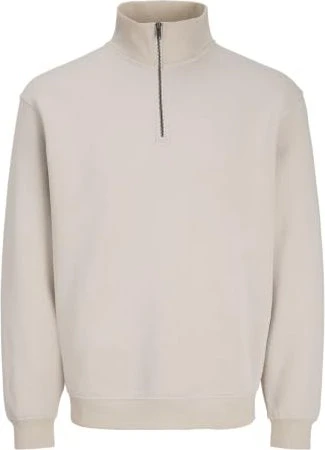 Jack & Jones Bradley Half Zip Sweatshirt moonbeam (Herren)
