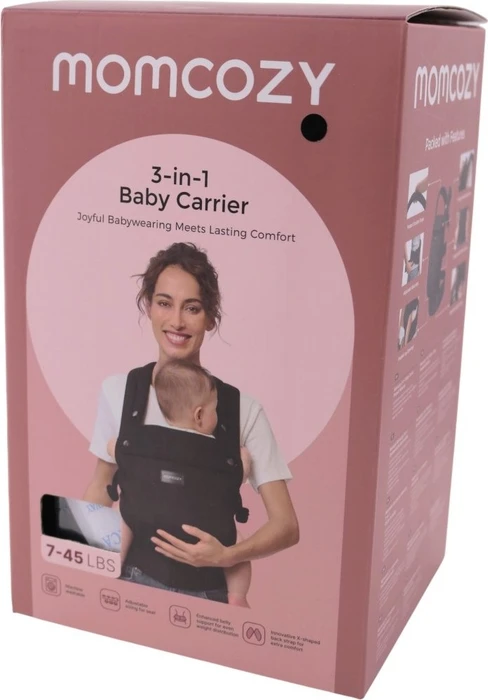 Momcozy Babytrage schwarz