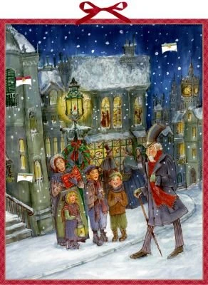 Coppenrath Die Weihnachtsgeschichte von Charles Dickens Zettel-Adventskalender