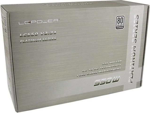 LC-Power Platinum Serie LC550 V2.31 550W, ATX 2.31
