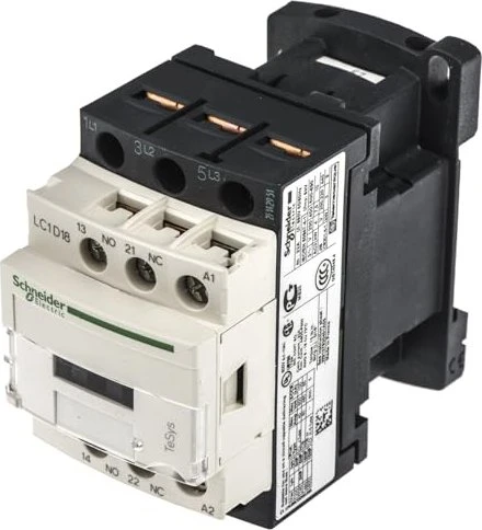 Schneider Electric Leistungsschütz, 3p+1S+1Ö, 7,5kW/400V/AC3, 18A, Spule 48V 50/60Hz