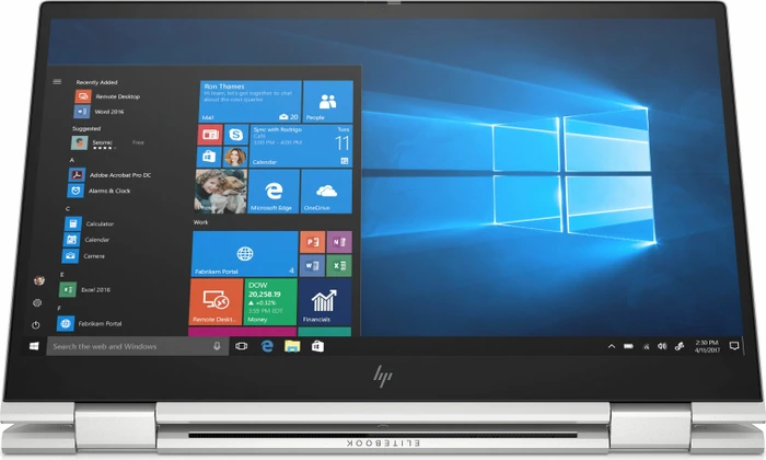 HP EliteBook x360 830 G7, silber, Core i5-10210U, 8GB RAM, 256GB SSD, LTE, DE