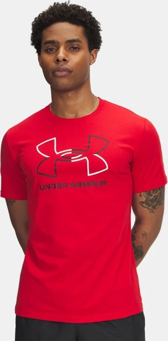 Under Armour Foundation Funktionsshirt kurzarm rot/weiß/schwarz (Herren)