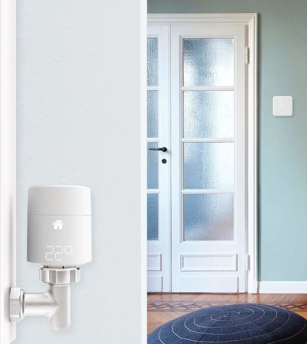 tado Smartes Funk-Heizkörperthermostat, vertikale Montage, Heizungssteuerung
