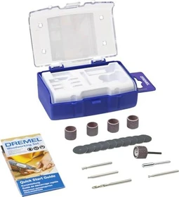 Dremel 681 Holzbearbeitung Zubehörset für Multifunktionswerkzeug inkl. Werkzeugbox, 20-tlg.