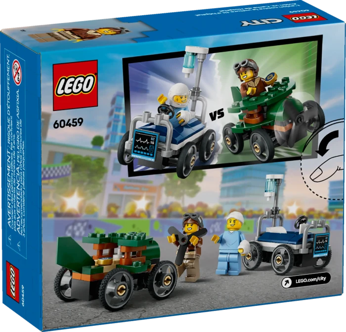 LEGO City - Flugzeug vs. Krankenhausbett