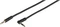 Vivanco Audio Kabel, 3.5mm Klinke [Stecker] auf 3.5mm Klinke [Stecker, gewinkelt], 3-polig, schwarz, 0.5m Vorschaubild