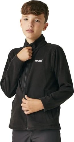Regatta King II Full Zip Fleece Funktionsjacke schwarz (Junior)