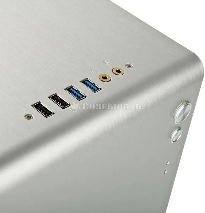 Cubitek Mini Cube silber, Mini-ITX