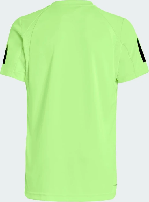 adidas Club Tennis 3-Streifen Funktionsshirt kurzarm lucid lemon (Junior)