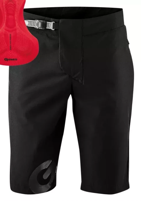 Gonso Sitivo Shorts Fahrradhose kurz black/fire (Herren)
