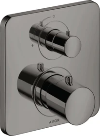 Hansgrohe Axor Citterio M Thermostat mit Absperrventil polished black chrome