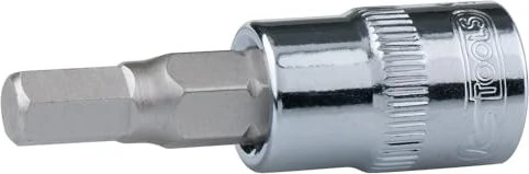 KS Tools CHROMEplus Innensechskant Steckschlüssel 3/8" zöllig, 5/16"x50mm
