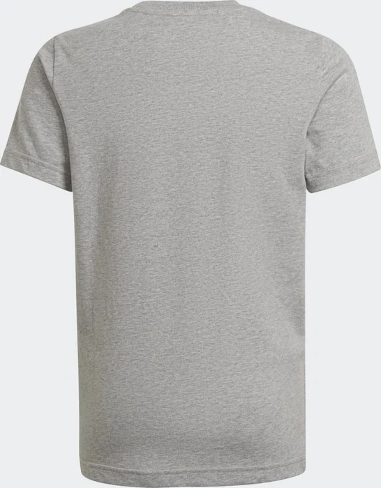 adidas Essentials T-Shirt kurzarm medium grey heather/black (Junior)