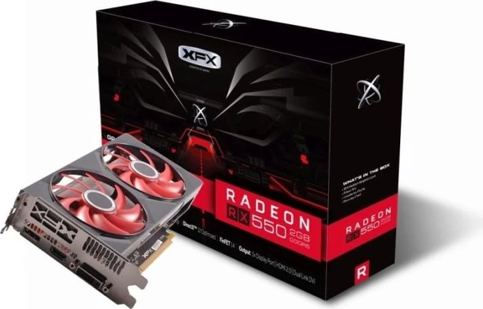 XFX Radeon RX 550 Double Dissipation, 2GB GDDR5, DVI, HDMI, DP