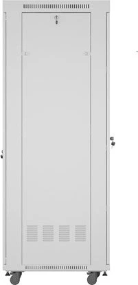 Lanberg 19" Rackschrank 42HE, LCD, freistehend, Flat Pack, V2, Glastür, IP20, RAL 7035, 600mm tief
