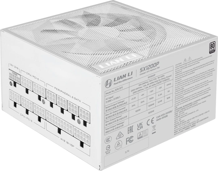 Lian Li SX Platinum SX1200P weiß 1200W, ATX 3.1