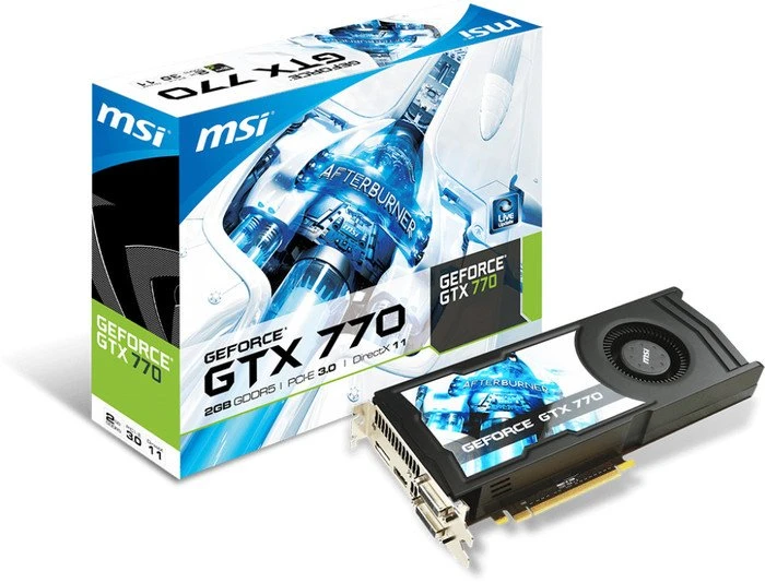MSI GeForce GTX 770, N770-2GD5, 2GB GDDR5, 2x DVI, HDMI, DP