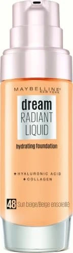Maybelline Dream Radiant Liquid Foundation 48 sun beige, 30ml