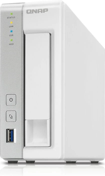 QNAP Turbo Station TS-131, 512MB RAM, 1x RJ-45 1000Base-T, 3x USB-A 3.0