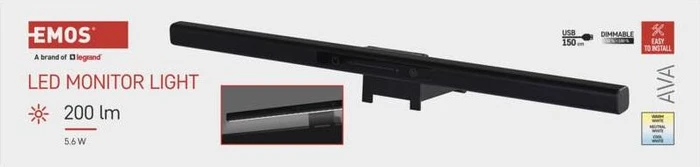 Emos LED Monitor Lampe AVA