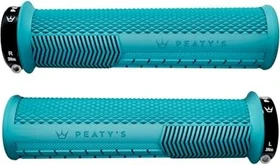Peaty's Monarch Knurl 130mm Griffe Thin türkis