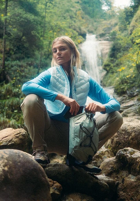 Jack Wolfskin Routeburn Pro Ins Funktionsweste ice blue (Damen)