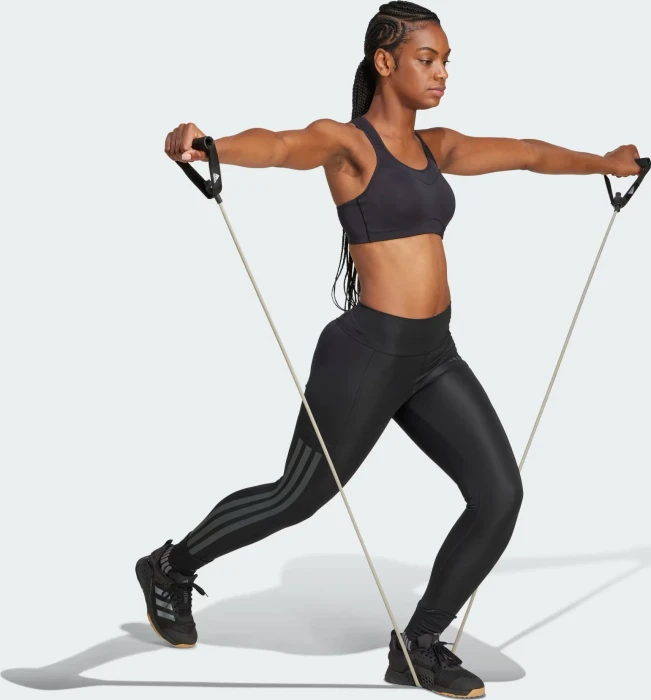 adidas Optime 3-Streifen Hose lang schwarz (Damen)
