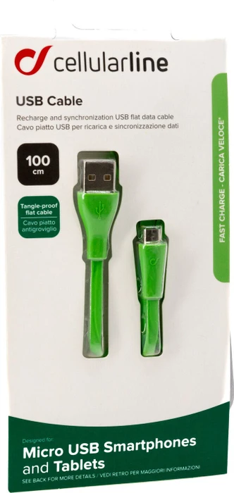 Cellularline USB Cable Color Micro USB 1.0m