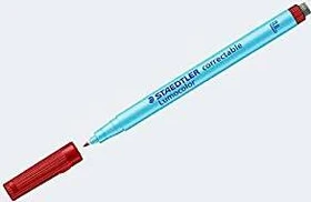 Staedtler Lumocolor 305 F correctable rot