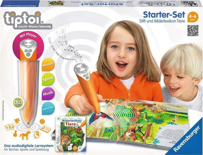 Ravensburger tiptoi Starter-Set: Stift mit Player und Buch Bilderlexikon Tiere
