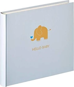 Walther Design Buch Fotoalbum Baby Animal 25x28 blau