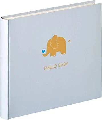 Walther Design Buch Fotoalbum Baby Animal 25x28 blau