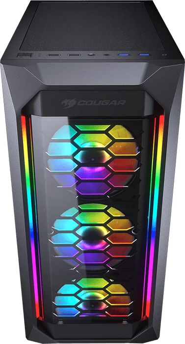 Cougar MX410-G RGB, Glasfenster
