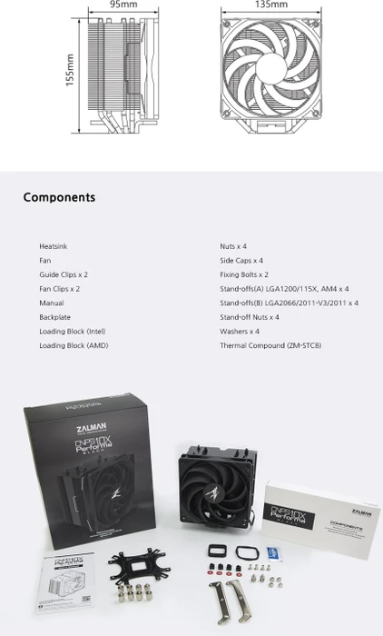 Zalman CNPS10X Performa Black
