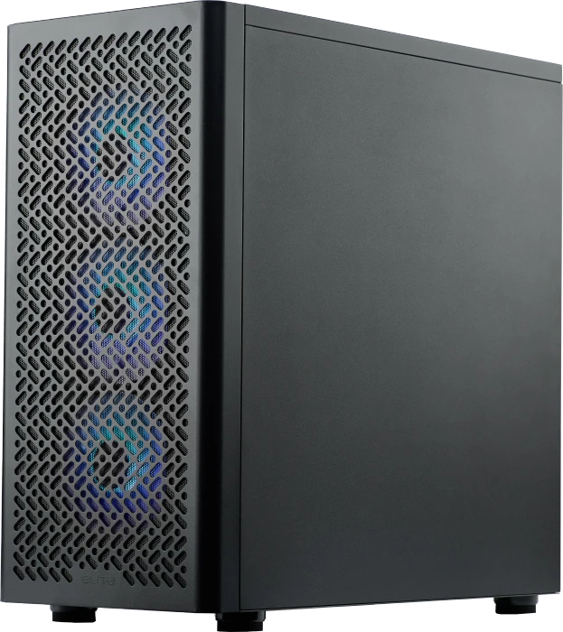 Cooler Master Elite 502 Black, Glasfenster