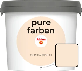 Alpina Farben Pure Farben Wandfarbe innen pastellorange, 2.5l