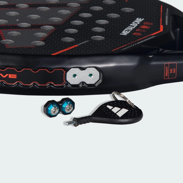 adidas Metalbone 2026 Padel-Tennisschläger schwarz/rot