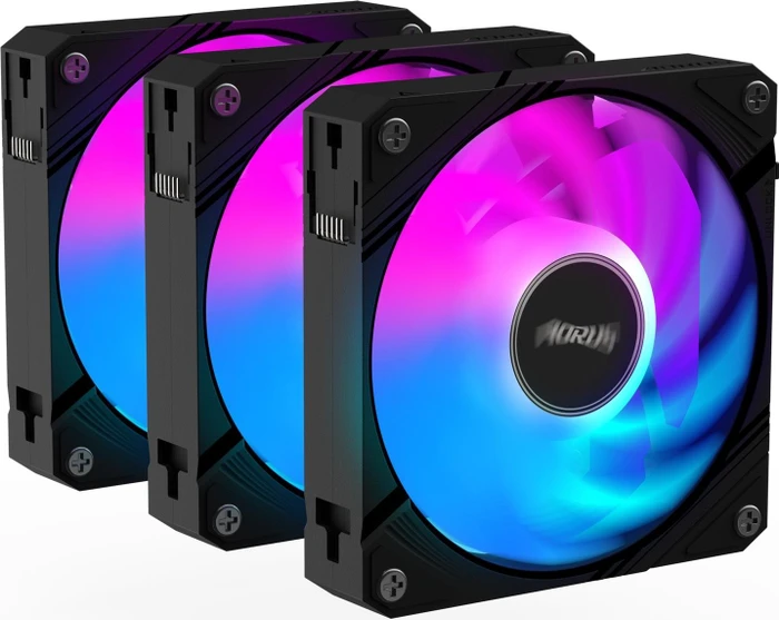 GIGABYTE AORUS EZ Chain Fan 120, schwarz, 120mm, 3er-Pack